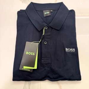 BOSS Polo Shirt Black Hugo Boss NEW